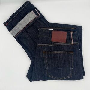 Gustin Men's Black Straight Jeans